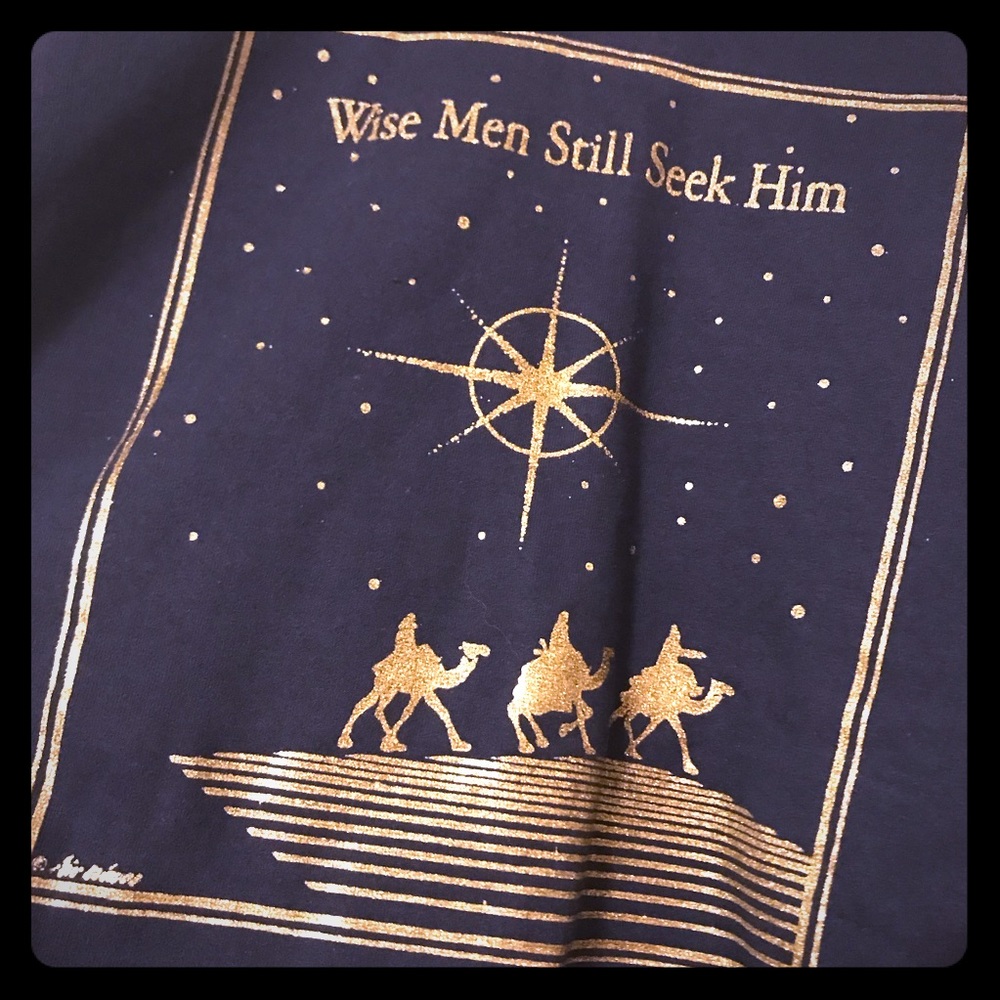 vintage cropped christmas sweatshirt